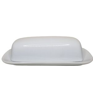 BIA Cordon Bleu Porcelain Butter‎ Dish Classic White
